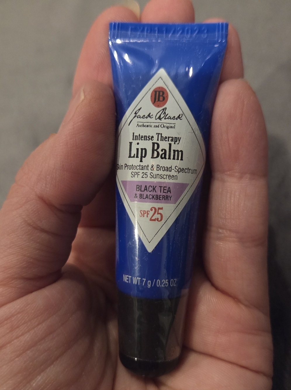 Jack Black Medicated Lip Balm Blue NWT
